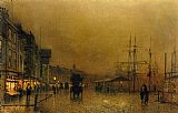 Salthouse Dock Liverpool by John Atkinson Grimshaw